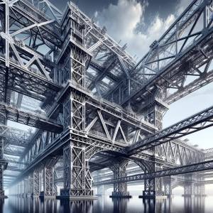 Estructuras metálicas en puentes y construcciones arquitectónicas